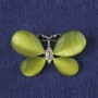 Брошь бабочка с о olive