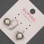 Серьги Xuping 10х15мм родий