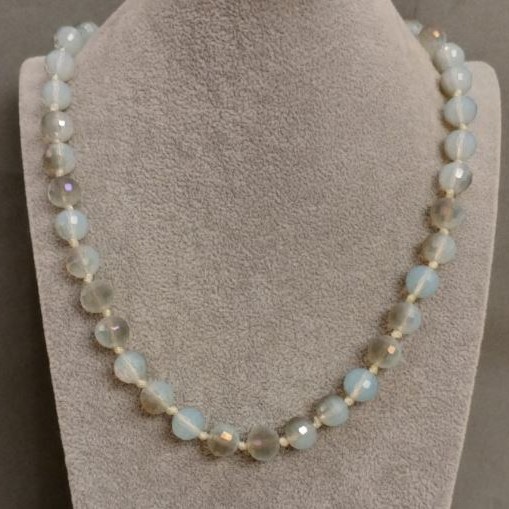 Ожерелье из чешского кристалла, длина 49 см+