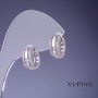 Серьги Xuping 5×12 мм родий