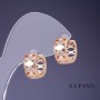 Серьги Xuping 14х7мм «позолота 18К»