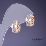 Серьги Xuping 13х8мм «позолота 18К»