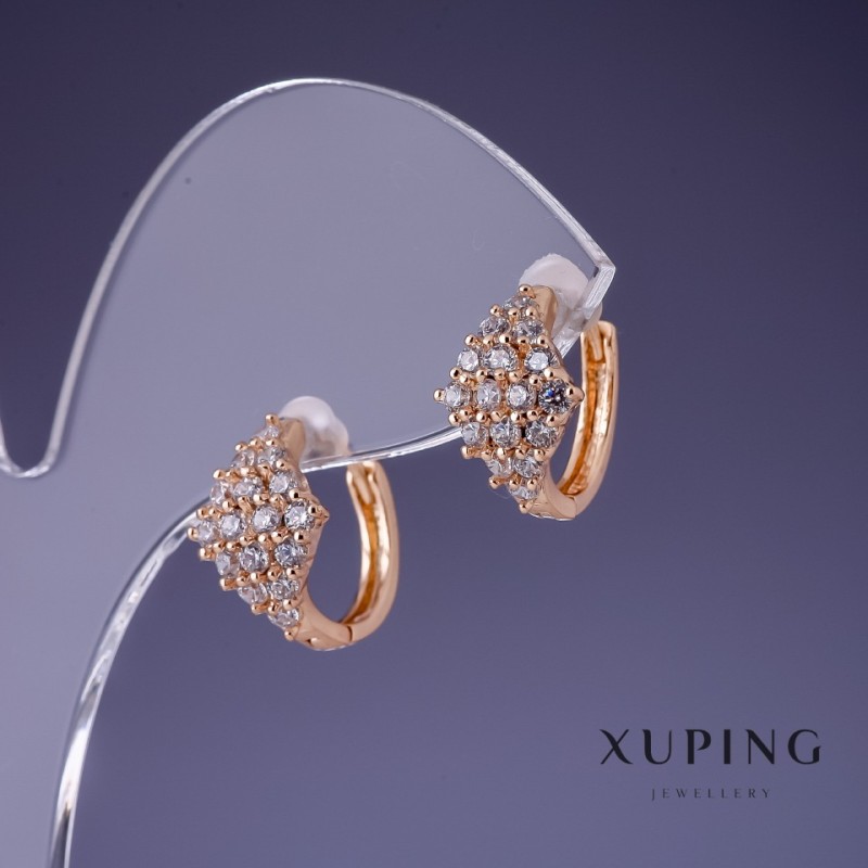 Серьги Xuping 13х10мм «позолота 18К»
