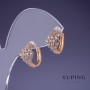 Серьги Xuping 13х10мм «позолота 18К»